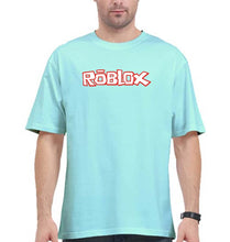 Load image into Gallery viewer, Roblox Oversized T-Shirt for Men-Mint-Ektarfa.online
