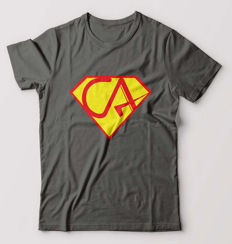 Chartered Accountants(CA) T-Shirt for Men-Charcoal-Ektarfa.online