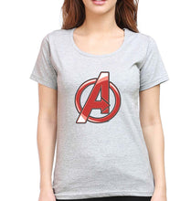 Load image into Gallery viewer, Avengers T-Shirt for Women-XS(32 Inches)-Grey Melange-Ektarfa.online
