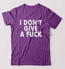 Load image into Gallery viewer, Fuck T-Shirt for Men-S(38 Inches)-Purple-Ektarfa.online
