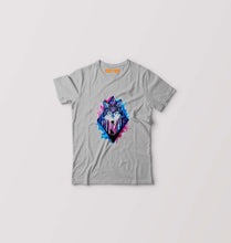 Load image into Gallery viewer, Wolf Kids T-Shirt for Boy/Girl-Grey Melange-Ektarfa.online
