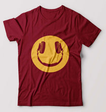 Load image into Gallery viewer, Emoji Headphone Music T-Shirt for Men-Maroon-Ektarfa.online
