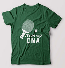 Load image into Gallery viewer, Table Tennis (TT) DNA T-Shirt for Men-S(38 Inches)-Bottle Green-Ektarfa.online
