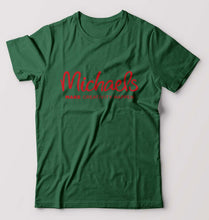 Load image into Gallery viewer, Michaels T-Shirt for Men-S(38 Inches)-Bottle Green-Ektarfa.online
