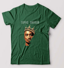 Load image into Gallery viewer, 2Pac Tupac T-Shirt for Men-Bottle Green-Ektarfa.online
