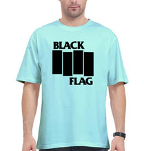 Load image into Gallery viewer, Black Flag Oversized T-Shirt for Men-Mint-Ektarfa.online
