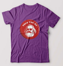 Load image into Gallery viewer, Karl Marx T-Shirt for Men-Purple-Ektarfa.online
