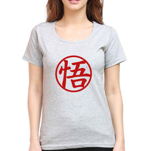 Load image into Gallery viewer, Goku T-Shirt for Women-XS(32 Inches)-Grey Melange-Ektarfa.online
