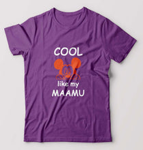 Load image into Gallery viewer, Cool Like My Maamu T-Shirt for Men-Purple-Ektarfa.online
