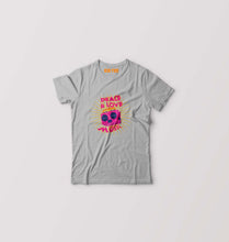 Load image into Gallery viewer, Psychedelic Music Peace Love Kids T-Shirt for Boy/Girl-Grey-Ektarfa.online
