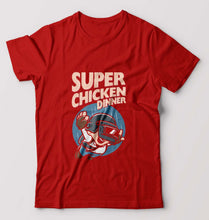 Load image into Gallery viewer, PUBG Super Chicken Dinner T-Shirt for Men-Red-Ektarfa.online

