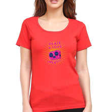 Load image into Gallery viewer, Psychedelic Music Peace Love T-Shirt for Women-XS(32 Inches)-Red-Ektarfa.online
