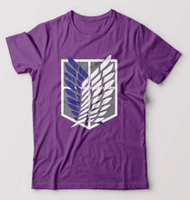 Load image into Gallery viewer, Attack on Titan T-Shirt for Men-Purple-Ektarfa.online
