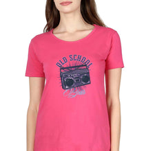 Load image into Gallery viewer, Old School T-Shirt for Women-XS(32 Inches)-Pink-Ektarfa.online
