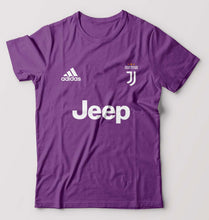 Load image into Gallery viewer, Juventus F.C. 2021-22 T-Shirt for Men-S(38 Inches)-Purple-Ektarfa.online
