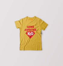 Load image into Gallery viewer, Super Awesome Kid Kids T-Shirt for Boy/Girl-Golden Yellow-Ektarfa.online
