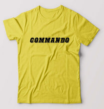 Load image into Gallery viewer, Commando T-Shirt for Men-Yellow-Ektarfa.online
