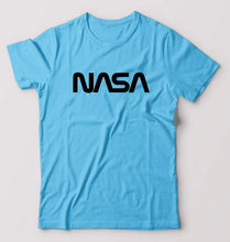 Load image into Gallery viewer, NASA T-Shirt for Men-Light Blue-Ektarfa.online
