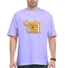 Load image into Gallery viewer, Candy Crush Oversized T-Shirt for Men-Lavender-Ektarfa.online
