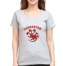 Load image into Gallery viewer, House Targaryen (GOT) T-Shirt for Women-Grey Melange-Ektarfa.online
