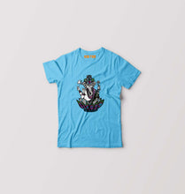Load image into Gallery viewer, Psychedelic Ganesha Kids T-Shirt for Boy/Girl-0-1 Year(20 Inches)-Light Blue-Ektarfa.online

