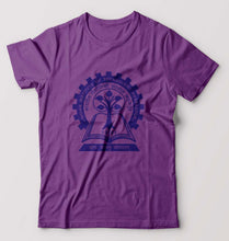 Load image into Gallery viewer, IIT Kharagpur T-Shirt for Men-S(38 Inches)-Purple-Ektarfa.online
