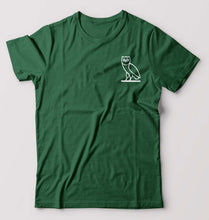 Load image into Gallery viewer, OVO Logo T-Shirt for Men-S(38 Inches)-Bottle Green-Ektarfa.online
