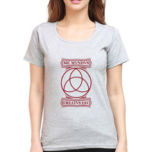 Load image into Gallery viewer, Dark T-Shirt for Women-Grey Melange-Ektarfa.online
