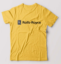 Load image into Gallery viewer, Rolls Royce T-Shirt for Men-Golden yellow-Ektarfa.online
