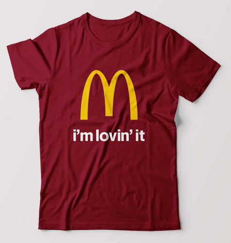 McDonald’s T-Shirt for Men-Maroon-Ektarfa.online