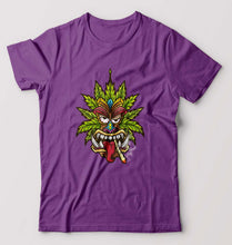 Load image into Gallery viewer, Tiki Joint T-Shirt for Men-S(38 Inches)-Purpul-Ektarfa.online
