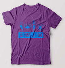 Load image into Gallery viewer, Swim T-Shirt for Men-Purple-Ektarfa.online
