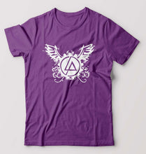 Load image into Gallery viewer, Linkin Park T-Shirt for Men-S(38 Inches)-Purple-Ektarfa.online
