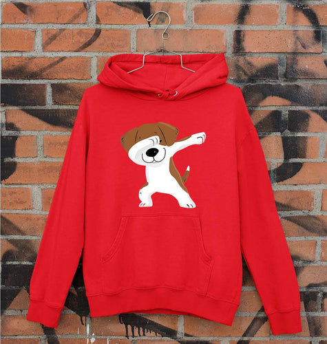 Dab Dog Unisex Hoodie for Men/Women-Red-Ektarfa.online