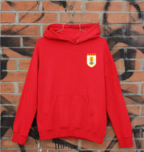 Load image into Gallery viewer, Uruguay Football Unisex Hoodie for Men/Women-S(40 Inches)-RED-Ektarfa.online
