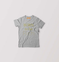 Load image into Gallery viewer, Born To be Rich Kids T-Shirt for Boy/Girl-Grey-Ektarfa.online

