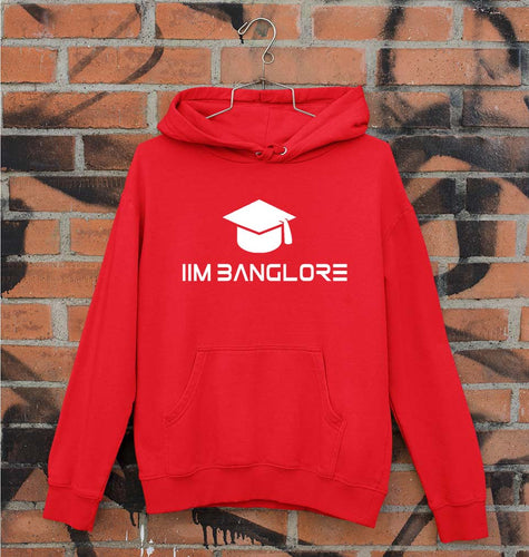 IIM B Bangalore Unisex Hoodie for Men/Women-S(40 Inches)-Red-Ektarfa.online
