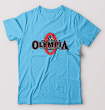 Load image into Gallery viewer, Olympia T-Shirt for Men-S(38 Inches)-Light Blue-Ektarfa.online
