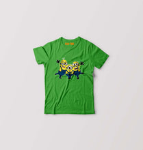 Load image into Gallery viewer, Minion Hurrey Kids T-Shirt for Boy/Girl-Flag Green-Ektarfa.online

