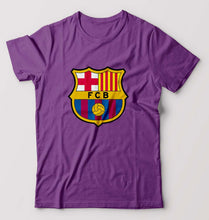 Load image into Gallery viewer, Barcelona T-Shirt for Men-S(38 Inches)-Purple-Ektarfa.online
