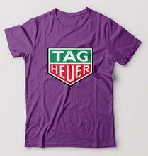 Load image into Gallery viewer, TAG Heuer T-Shirt for Men-S(38 Inches)-Purple-Ektarfa.online
