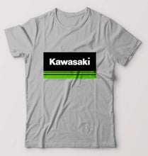 Load image into Gallery viewer, Kawasaki T-Shirt for Men-S(38 Inches)-Grey Melange-Ektarfa.online
