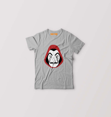 Salvador Dalí Kids T-Shirt for Boy/Girl-Grey-Ektarfa.online