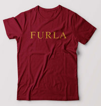 Load image into Gallery viewer, Furla T-Shirt for Men-S(38 Inches)-Maroon-Ektarfa.online
