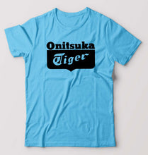 Load image into Gallery viewer, Onitsuka Tiger T-Shirt for Men-S(38 Inches)-Light Blue-Ektarfa.online
