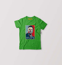 Load image into Gallery viewer, Elon Musk Hope Kids T-Shirt for Boy/Girl-Flag Green-Ektarfa.online
