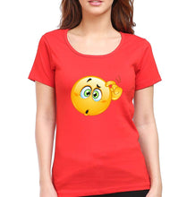Load image into Gallery viewer, Emoji T-Shirt for Women-Red-Ektarfa.online

