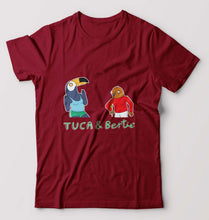 Load image into Gallery viewer, Tuca &amp; Bertie T-Shirt for Men-Maroon-Ektarfa.online
