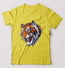 Load image into Gallery viewer, Tiger T-Shirt for Men-Yellow-Ektarfa.online
