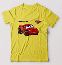 Load image into Gallery viewer, Lightning McQueen T-Shirt for Men-Yellow-Ektarfa.online
